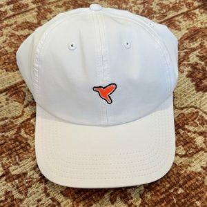 Birddogs White Cap with Orange Logo